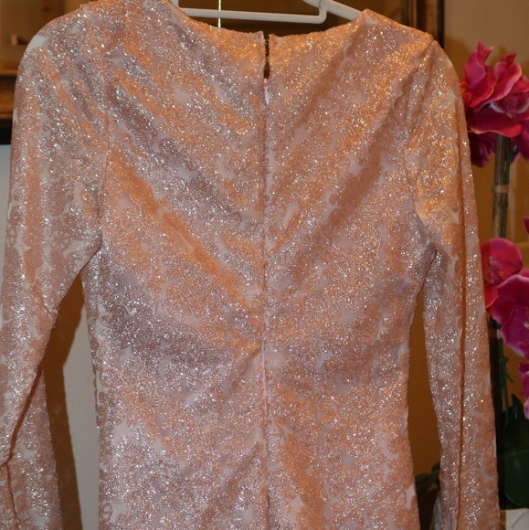 One of a kind pink glitter sequin bodysuit - Picture 2 of 2